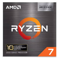 Processeur AMD Ryzen 7 5800X3D Édition 10e anniversaire « Zen 3 » 8 cœurs 3,4 GHz avec Turbo 4,5 GHz, 100 Mo de cache, socket AM4